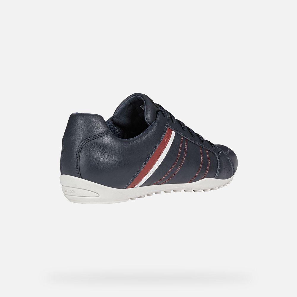 Geox Erkek Spor Ayakkabı Lacivert - Wells - DXW-916340